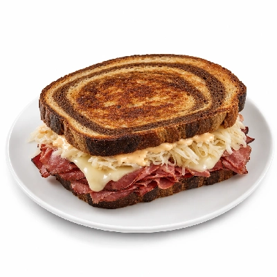 Village Inn Marbled Rye Reuben