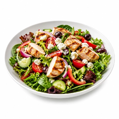 Village Inn Mediterranean Chicken Salad for Lunch and Dinner