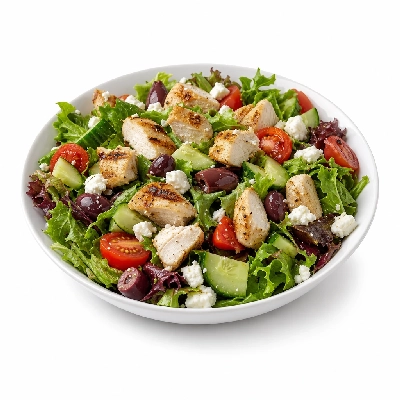 Village Inn Mediterranean Chicken Salad without Dressing for Lunch and Dinner