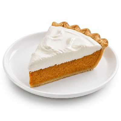 Village Inn Pie Pumpkin with Whipped Cream