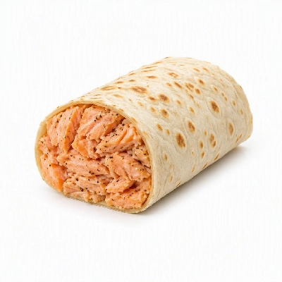 Wahoo's Fish Taco 1988 Burrito Salmon