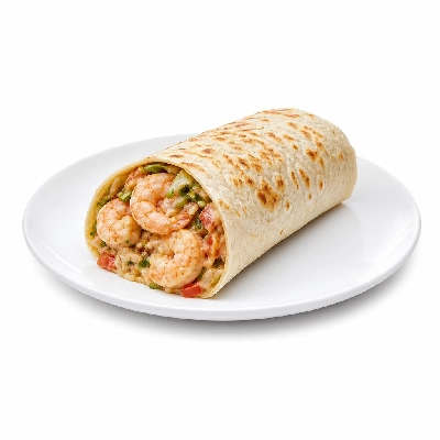 Wahoo's Fish Taco 1988 Burrito Shrimp