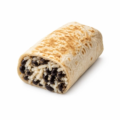 Wahoo's Fish Taco 1988 Burrito Vegetarian White Rice Black Beans