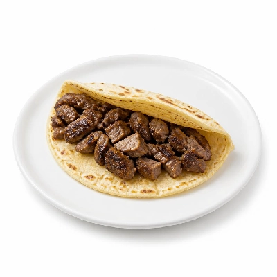 Wahoo's Fish Taco 1988 Carne Asada Taco Side White Rice White Beans