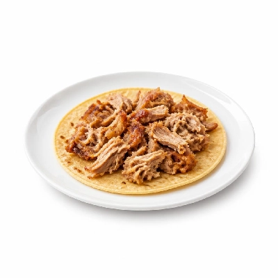 Wahoo's Fish Taco 1988 Carnitas Taco Side Brown Rice Black Beans