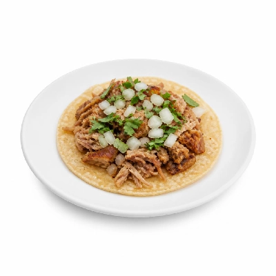 Wahoo's Fish Taco 1988 Carnitas Taco Side White Rice White Beans