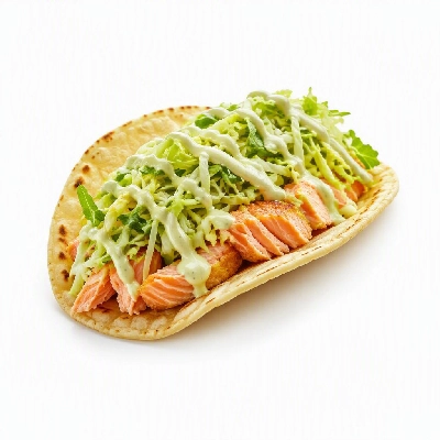 Wahoo's Fish Taco 1988 Taco Salmon