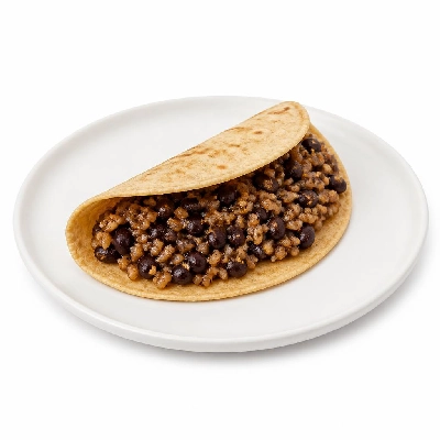 Wahoo's Fish Taco 1988 Taco Vegetarian Brown Rice Black Beans