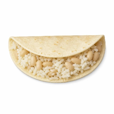 Wahoo's Fish Taco 1988 Taco Vegetarian White Rice White Beans