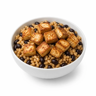Wahoo's Fish Taco Banzai Bowl Tofu Brown Rice Black Beans