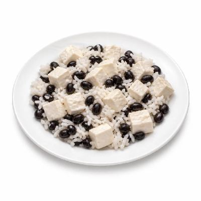 Wahoo's Fish Taco Banzai Bowl Tofu White Rice Black Beans