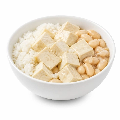 Wahoo's Fish Taco Banzai Bowl Tofu White Rice White Beans