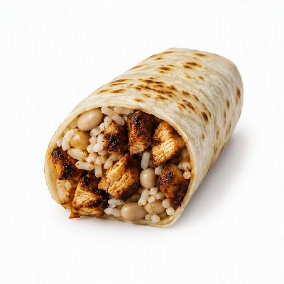 Wahoo's Fish Taco Banzai Burrito Chicken Blackened White Rice White Beans