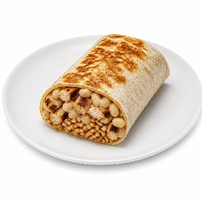 Wahoo's Fish Taco Banzai Burrito Chicken Charbroiled Brown Rice White Beans