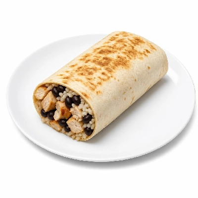 Wahoo's Fish Taco Banzai Burrito Chicken Charbroiled White Rice Black Beans
