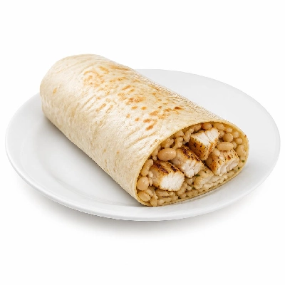 Wahoo's Fish Taco Banzai Burrito Fish Charbroiled Brown Rice White Beans