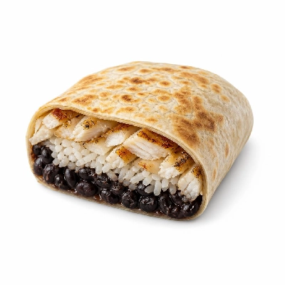 Wahoo's Fish Taco Banzai Burrito Fish Charbroiled White Rice Black Beans