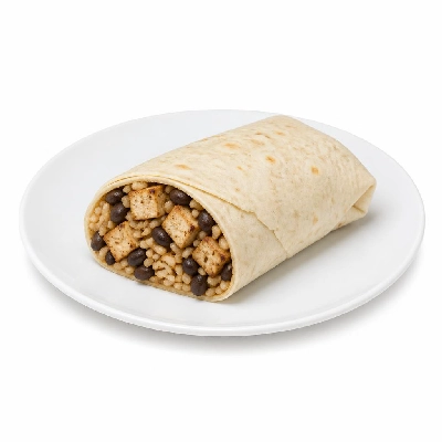 Wahoo's Fish Taco Banzai Burrito Tofu Brown Rice Black Beans