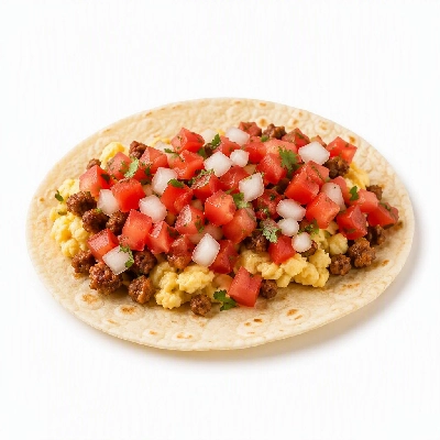 Wahoo's Fish Taco Breakfast Pico De Gallo Taco