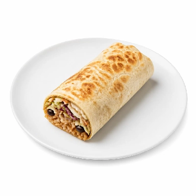 Wahoo's Fish Taco Citrus Slaw Banzai Veggie Burrito Brown Rice White Beans