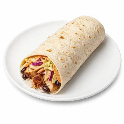 Wahoo's Fish Taco Citrus Slaw Blackened Chicken Burrito White Rice Black Beans