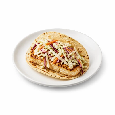 Wahoo's Fish Taco Citrus Slaw Charbroiled Fish Taco Side Brown Rice Black Beans