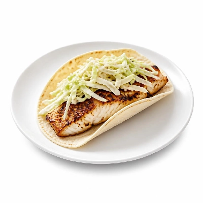 Wahoo's Fish Taco Citrus Slaw Charbroiled Fish Taco Side White Rice Black Beans