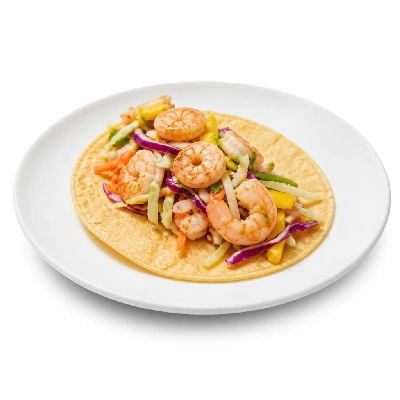 Wahoo's Fish Taco Citrus Slaw Shrimp Taco Side White Rice Black Beans