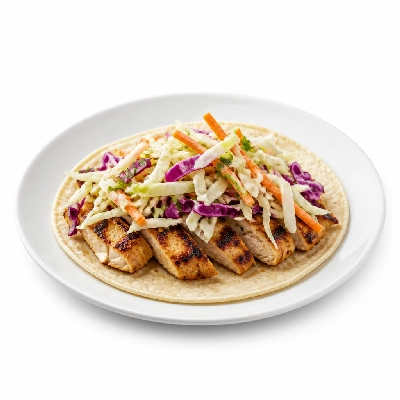 Wahoo's Fish Taco Citrus Slaw Taco Chicken Charbroiled