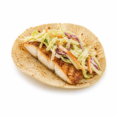 Wahoo's Fish Taco Citrus Slaw Taco Fish Charbroiled