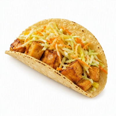 Wahoo's Fish Taco Citrus Slaw Taco Tofu