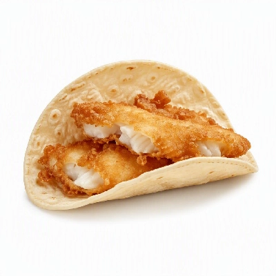 Wahoo's Fish Taco Crispy Flounder Taco