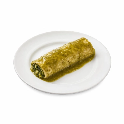 Wahoo's Fish Taco Enchilada Green Vegetarian White Rice Black Beans