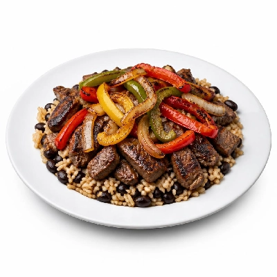 Wahoo's Fish Taco Fajita Veggie Bowl Carne Asada Brown Rice Black Beans