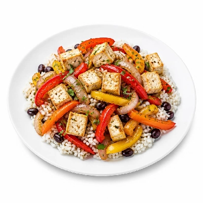 Wahoo's Fish Taco Fajita Veggie Bowl Tofu White Rice Black Beans