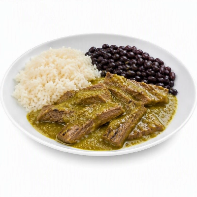 Wahoo's Fish Taco Green Enchilada Carne Asada Side White Rice Black Beans