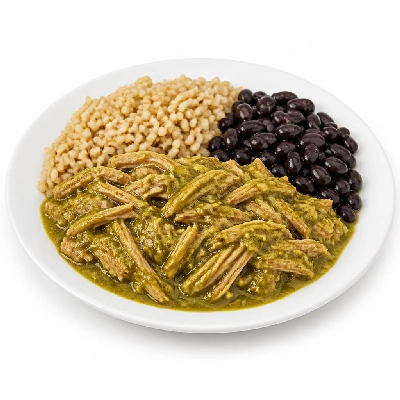 Wahoo's Fish Taco Green Enchilada Carnitas Side Brown Rice Black Beans