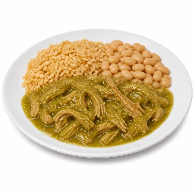 Wahoo's Fish Taco Green Enchilada Carnitas Side Brown Rice White Beans