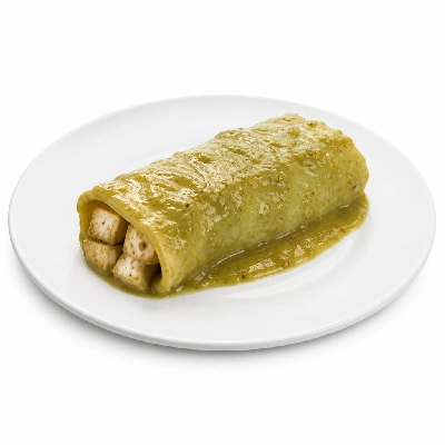 Wahoo's Fish Taco Green Enchilada Tofu Side Brown Rice White Beans