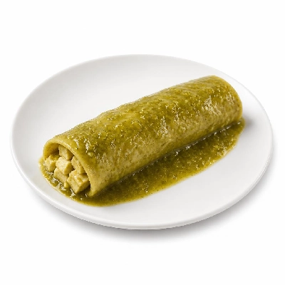 Wahoo's Fish Taco Green Enchilada Tofu Side White Rice White Beans