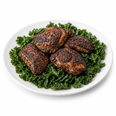 Wahoo's Fish Taco Kale Kai Salad Chicken Blackened