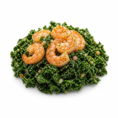 Wahoo's Fish Taco Kale Kai Salad Shrimp