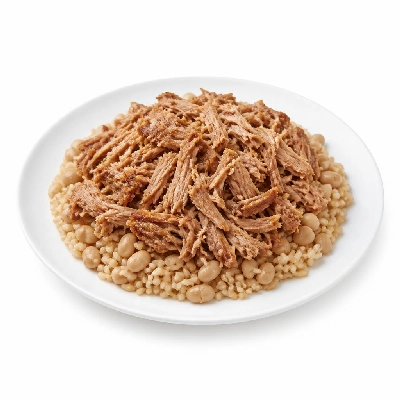 Wahoo's Fish Taco Kalua Pig Bowl Brown Rice White Beans