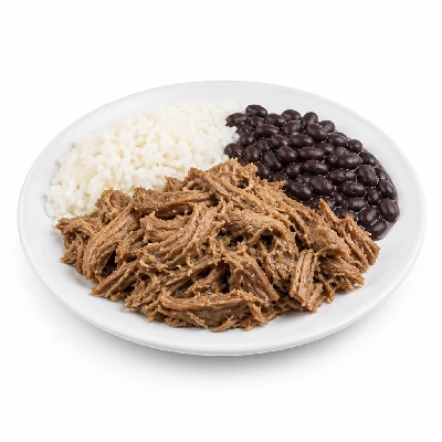 Wahoo's Fish Taco Kalua Pig Bowl White Rice Black Beans