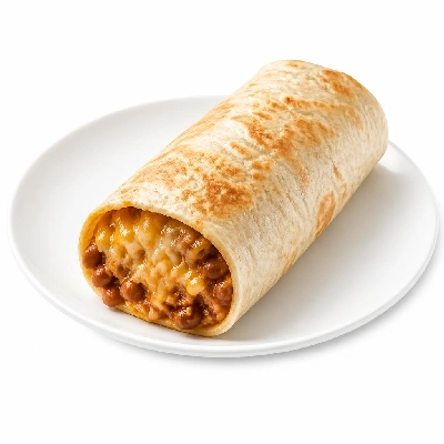 Wahoo's Fish Taco Kid's Bean & Cheese Burrito Brown Rice White Beans