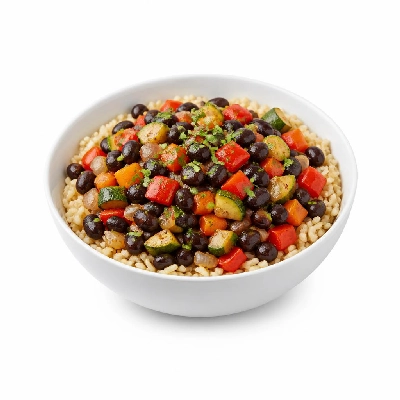 Wahoo's Fish Taco Kid's Bowl Banzai Veggie Brown Rice Black Beans