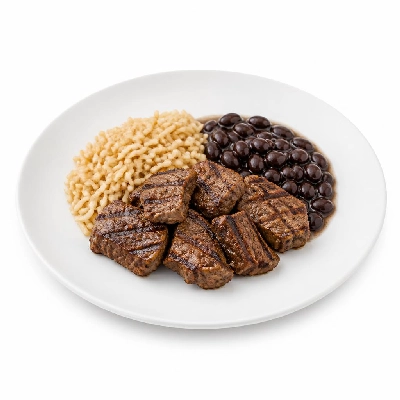 Wahoo's Fish Taco Kid's Bowl Carne Asada Brown Rice Black Beans