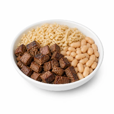 Wahoo's Fish Taco Kid's Bowl Carne Asada Brown Rice White Beans