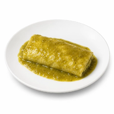 Wahoo's Fish Taco Kid's Enchilada Green Banzai Veggie