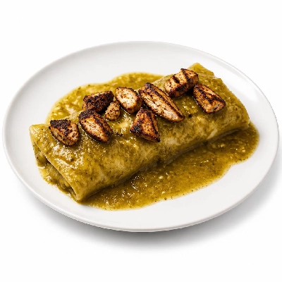 Wahoo's Fish Taco Kid's Enchilada Green Blackened Chicken